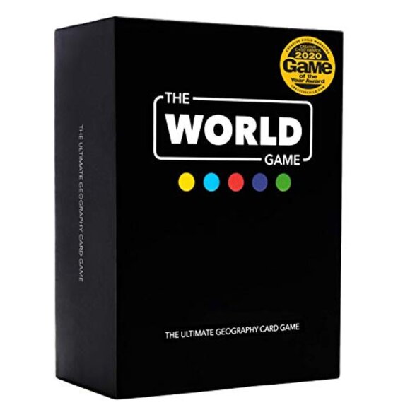 THE WORLD GAME - GEOGRAPHY CARD GAME FOR KIDS - NEW SEALED - Picture 1 of 3